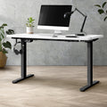 Oikiture 150cm Electric Standing Desk - White
