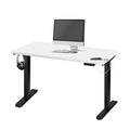 Oikiture 150cm Electric Standing Desk - White