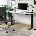 Oikiture 150cm Electric Standing Desk - White