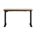 Oikiture 160cm Electric Standing Desk - Oak