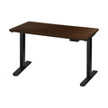 Oikiture 160cm Electric Standing Desk - Walnut