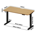 Oikiture Standing Desk - 140cm Electric