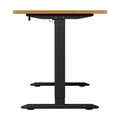 Oikiture 140cm Electric Standing Desk - Oak