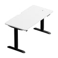 Oikiture 140cm Electric Standing Desk - White