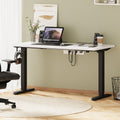 Oikiture 140cm Electric Standing Desk - White