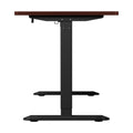 Oikiture 140cm Electric Standing Desk - Walnut