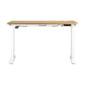 Oikiture 120cm Electric Standing Desk - Oak