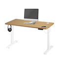 Oikiture 120cm Electric Standing Desk - Oak