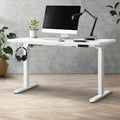 Oikiture 150cm Electric Standing Desk - Oak