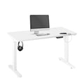 Oikiture 150cm Electric Standing Desk - Oak