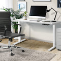Oikiture 150cm Electric Standing Desk - Oak