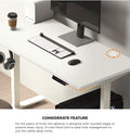 Oikiture 150cm Electric Standing Desk - Oak