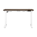 Oikiture 150cm Electric Standing Desk - Walnut