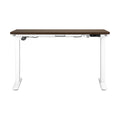 Oikiture 160cm Electric Standing Desk - Walnut