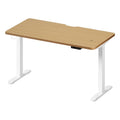 Oikiture 140cm Electric Standing Desk - Oak