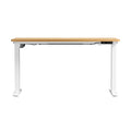 Oikiture 140cm Electric Standing Desk - Oak