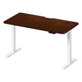 Oikiture 140cm Electric Standing Desk - Walnut