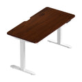 Oikiture 140cm Electric Standing Desk - Walnut