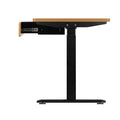 Oikiture 160cm Electric Standing Desk - Oak
