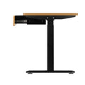 Oikiture 160cm Electric Standing Desk - Oak