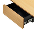 Oikiture 160cm Electric Standing Desk - Oak