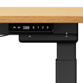 Oikiture 160cm Electric Standing Desk - Oak