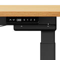 Oikiture 160cm Electric Standing Desk - Oak