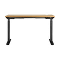 Oikiture 120cm Electric Standing Desk - Oak