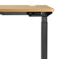 Oikiture 120cm Electric Standing Desk - Oak