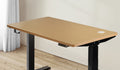 Oikiture 120cm Electric Standing Desk - Oak