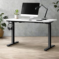 Oikiture 120cm Electric Standing Desk - White