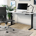 Oikiture 120cm Electric Standing Desk - White