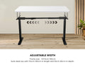 Oikiture 120cm Electric Standing Desk - White