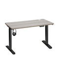 Oikiture 140cm Electric Standing Desk - Grey Oak