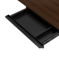 Oikiture 140cm Electric Standing Desk - Walnut