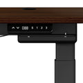 Oikiture 140cm Electric Standing Desk - Walnut