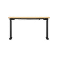 Oikiture 150cm Electric Standing Desk - Oak