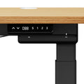 Oikiture 150cm Electric Standing Desk - Oak
