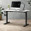 Oikiture 150cm Electric Standing Desk - White