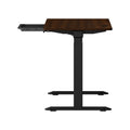 Oikiture 150cm Electric Standing Desk - Walnut