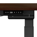 Oikiture 160cm Electric Standing Desk - Walnut
