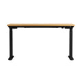 Oikiture 140cm Electric Standing Desk - Oak