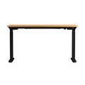 Oikiture 140cm Electric Standing Desk - Oak