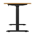 Oikiture 140cm Electric Standing Desk - Oak