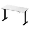 Oikiture 140cm Electric Standing Desk - White