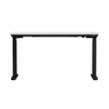 Oikiture 140cm Electric Standing Desk - White