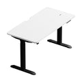 Oikiture 140cm Electric Standing Desk - White