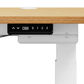 Oikiture 150cm Electric Standing Desk - Oak