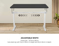 Oikiture 120cm Electric Standing Desk - Black