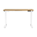 Oikiture 120cm Electric Standing Desk - Oak